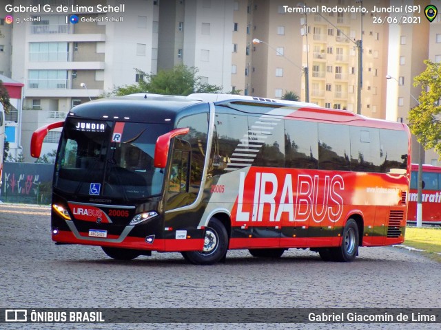 Lirabus 20005 na cidade de Jundiaí, São Paulo, Brasil, por Gabriel Giacomin de Lima. ID da foto: 9863759.