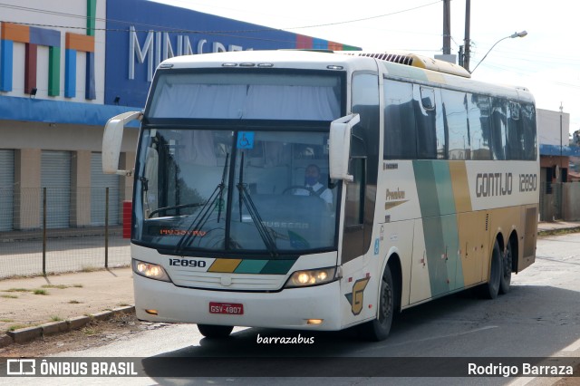 Empresa Gontijo de Transportes 12890 na cidade de Betim, Minas Gerais, Brasil, por Rodrigo Barraza. Número da foto: #9864074.