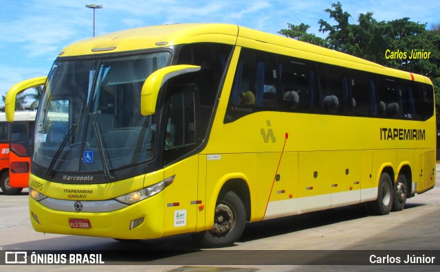 Viação Itapemirim 60095 na cidade de Goiânia, Goiás, Brasil, por Carlos Júnior. ID da foto: 9865144.