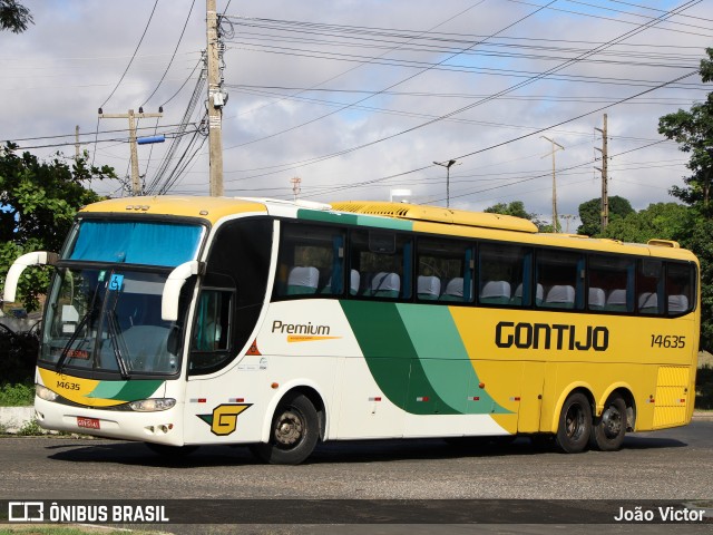 Empresa Gontijo de Transportes 14635 na cidade de Teresina, Piauí, Brasil, por João Victor. ID da foto: 9864059.