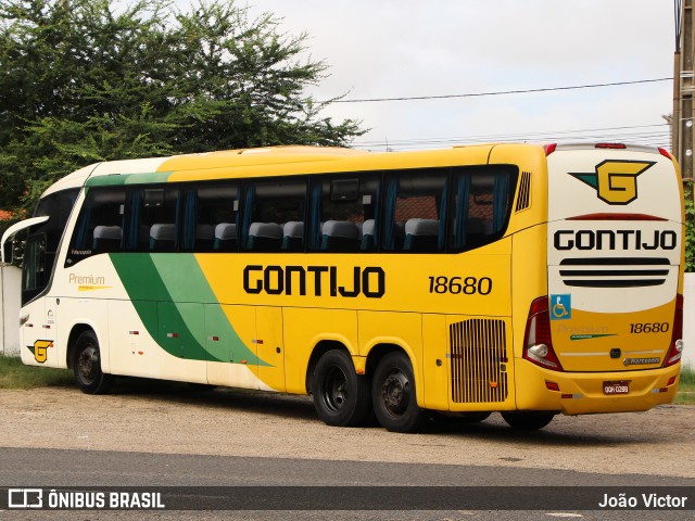 Empresa Gontijo de Transportes 18680 na cidade de Teresina, Piauí, Brasil, por João Victor. ID da foto: 9864035.