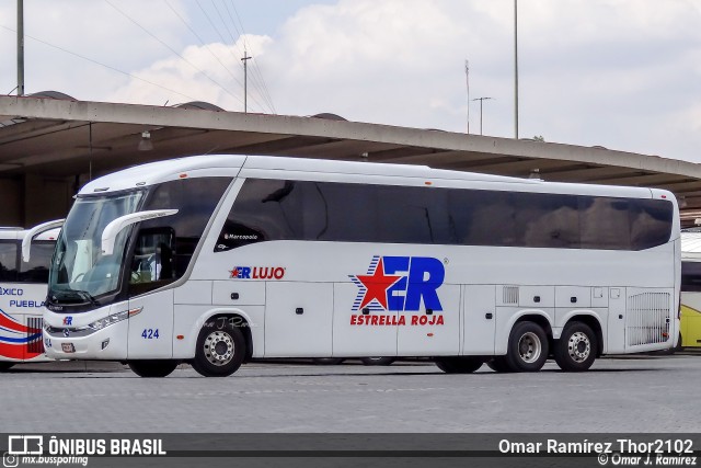 Estrella Roja México-Puebla 424 na cidade de Venustiano Carranza, Ciudad de México, México, por Omar Ramírez Thor2102. Número da foto: #9865211.