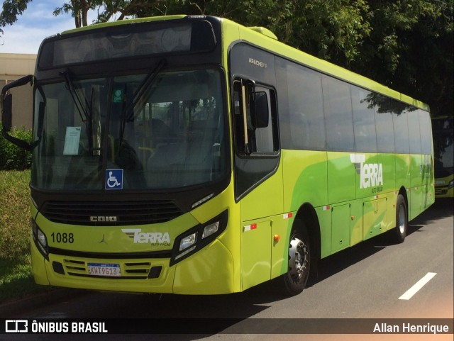 Terra Auto Viação 1088 na cidade de Paulínia, São Paulo, Brasil, por Allan Henrique. ID da foto: 9867228.