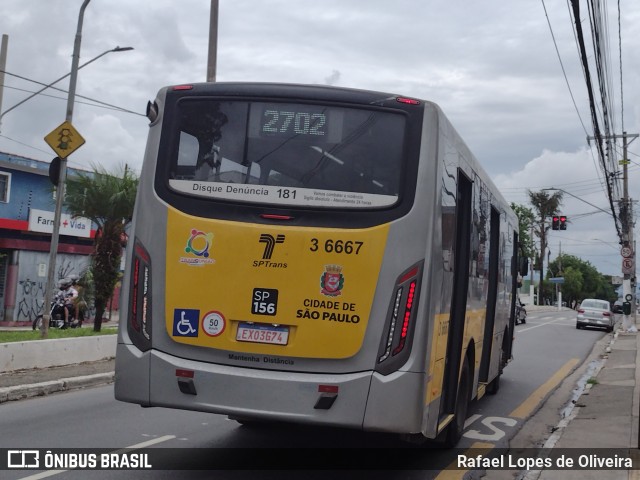Transunião Transportes 3 6667 na cidade de São Paulo, São Paulo, Brasil, por Rafael Lopes de Oliveira. Número da foto: #9866916.