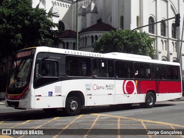 Auto Viação Alpha A48130 na cidade de Rio de Janeiro, Rio de Janeiro, Brasil, por Jorge Gonçalves. Número da foto: #9867530.