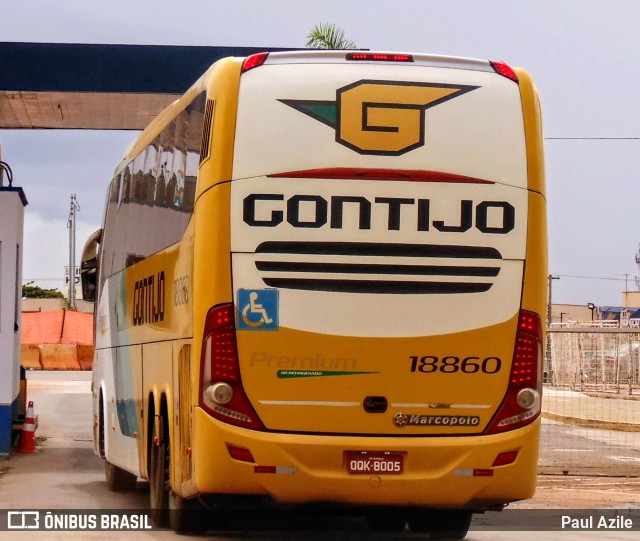 Empresa Gontijo de Transportes 18860 na cidade de Goiânia, Goiás, Brasil, por Paul Azile. ID da foto: 9868059.