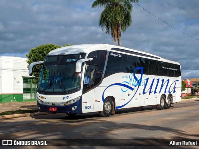 Viação Juína 1600 na cidade de Cáceres, Mato Grosso, Brasil, por Allan Rafael. ID da foto: 9867601.