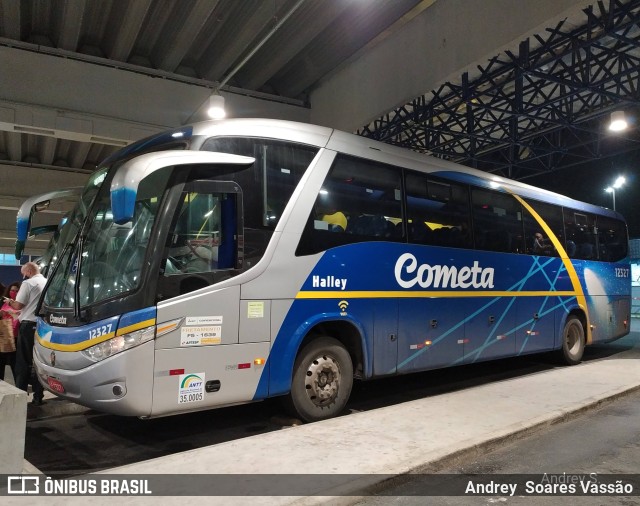 Viação Cometa 12327 na cidade de Santos, São Paulo, Brasil, por Andrey  Soares Vassão. Número da foto: #9868424.