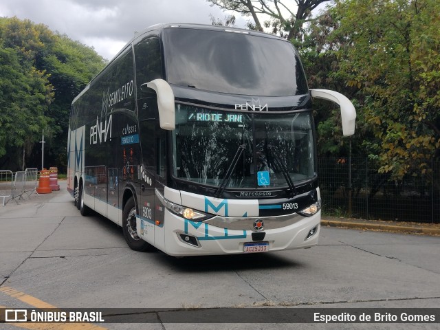 Empresa de Ônibus Nossa Senhora da Penha 59013 na cidade de São Paulo, São Paulo, Brasil, por Espedito de Brito Gomes. ID da foto: 9868564.