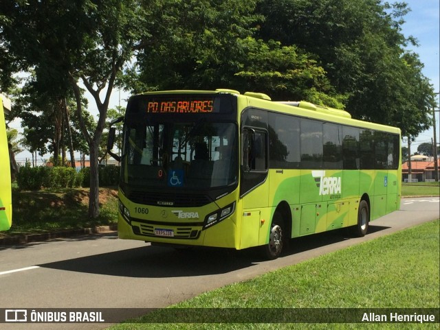 Terra Auto Viação 1060 na cidade de Paulínia, São Paulo, Brasil, por Allan Henrique. ID da foto: 9867222.