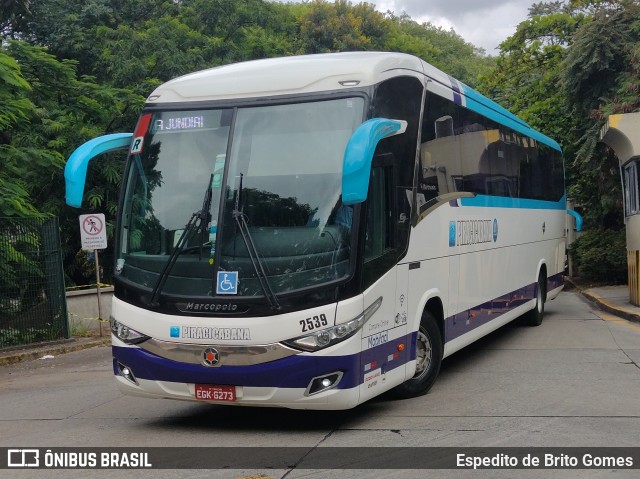 Viação Piracicabana 2539 na cidade de São Paulo, São Paulo, Brasil, por Espedito de Brito Gomes. Número da foto: #9868624.
