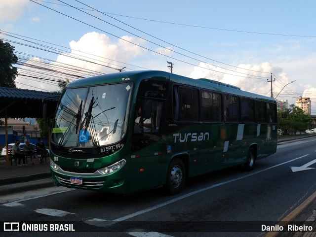 Tursan - Turismo Santo André 588 (RJ 597.199) na cidade de Volta Redonda, Rio de Janeiro, Brasil, por Danilo  Ribeiro. Número da foto: #9869082.