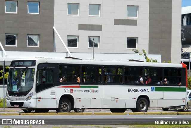 Borborema Imperial Transportes 912 na cidade de Recife, Pernambuco, Brasil, por Guilherme Silva. Número da foto: #9869511.