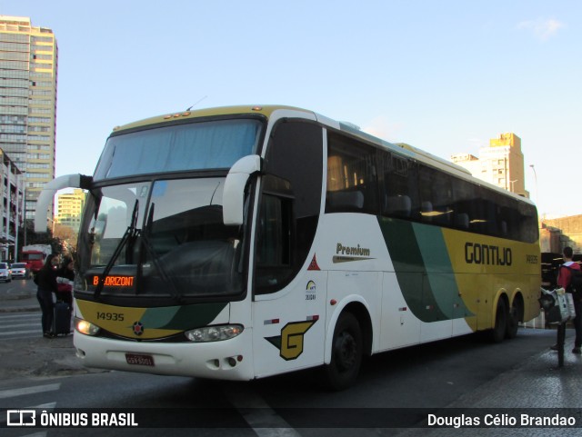 Empresa Gontijo de Transportes 14935 na cidade de Belo Horizonte, Minas Gerais, Brasil, por Douglas Célio Brandao. ID da foto: 9869293.