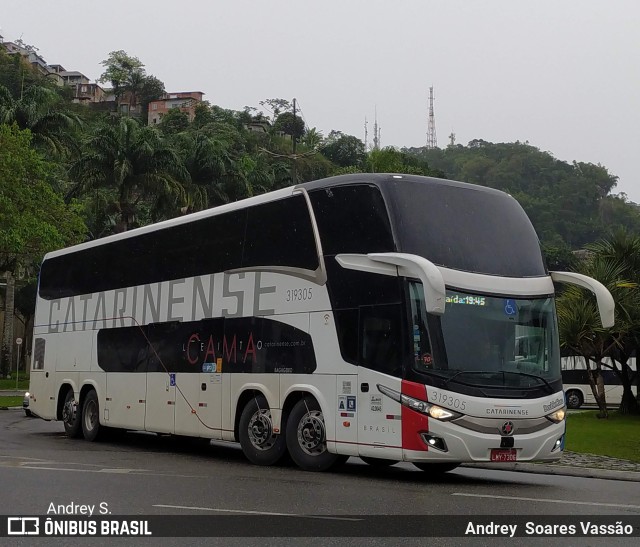 Auto Viação Catarinense 319305 na cidade de Santos, São Paulo, Brasil, por Andrey  Soares Vassão. Número da foto: #9868412.