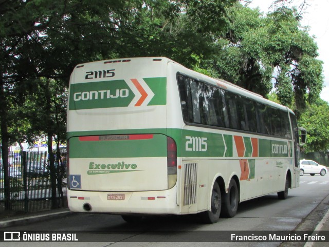 Empresa Gontijo de Transportes 21115 na cidade de São Paulo, São Paulo, Brasil, por Francisco Mauricio Freire. ID da foto: 9869139.