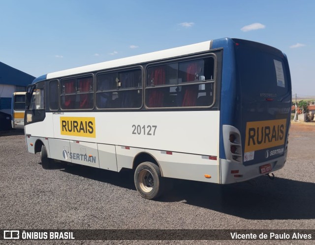 SERTRAN Ribeirão Preto - Sertãozinho Transporte Coletivo 20127 na cidade de Clementina, São Paulo, Brasil, por Vicente de Paulo Alves. ID da foto: 9866882.