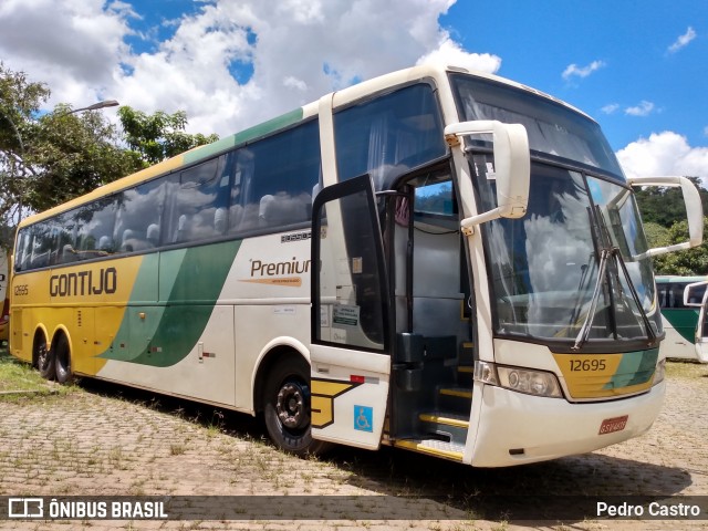 Empresa Gontijo de Transportes 12695 na cidade de Belo Horizonte, Minas Gerais, Brasil, por Pedro Castro. ID da foto: 9867548.