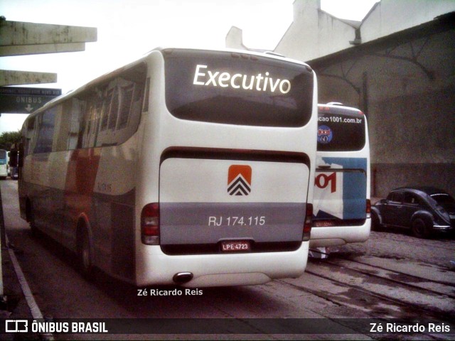 Viação Cidade do Aço RJ 174.115 na cidade de Rio de Janeiro, Rio de Janeiro, Brasil, por Zé Ricardo Reis. Número da foto: #9867766.
