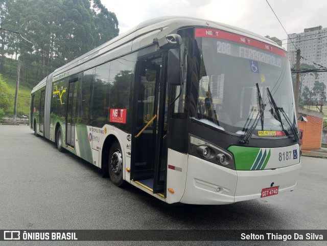 Next Mobilidade - ABC Sistema de Transporte 8187 na cidade de São Bernardo do Campo, São Paulo, Brasil, por Selton Thiago Da Silva. Número da foto: #9866969.