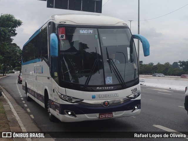 Viação Piracicabana 2599 na cidade de São Paulo, São Paulo, Brasil, por Rafael Lopes de Oliveira. Número da foto: #9866936.