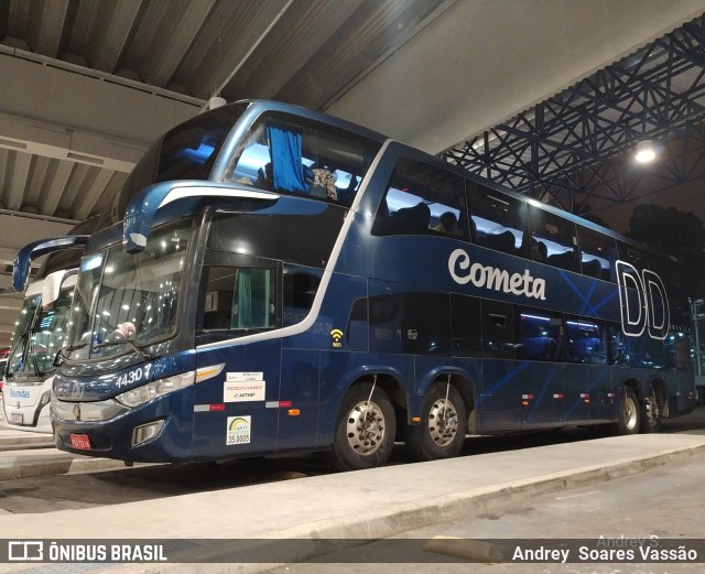 Viação Cometa 14307 na cidade de Santos, São Paulo, Brasil, por Andrey  Soares Vassão. Número da foto: #9868425.