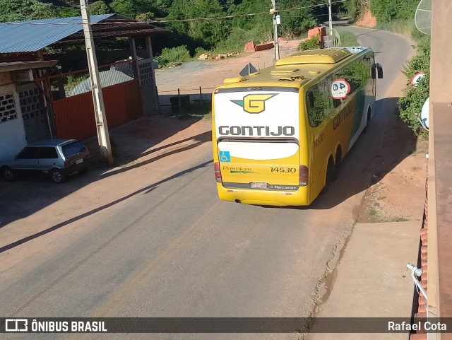 Empresa Gontijo de Transportes 14530 na cidade de Dom Silvério, Minas Gerais, Brasil, por Rafael Cota. ID da foto: 9866946.