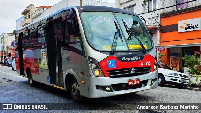Allibus Transportes 4 5215 na cidade de São Paulo, São Paulo, Brasil, por Anderson Barbosa Marinho. Número da foto: #9871139.