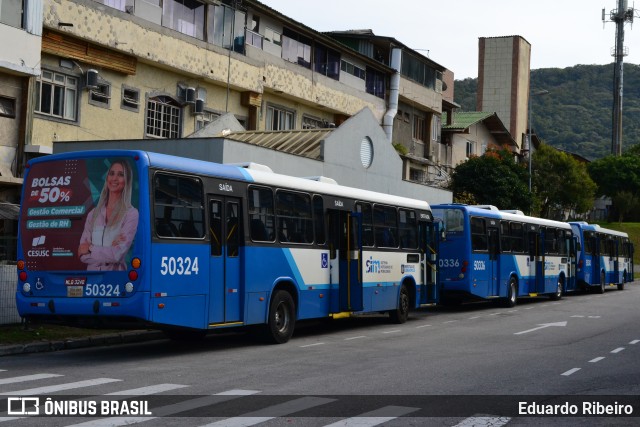 Transol Transportes Coletivos 50324 na cidade de Florianópolis, Santa Catarina, Brasil, por Eduardo Ribeiro. ID da foto: 9870878.