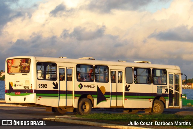 Viação Modelo 9502 na cidade de Aracaju, Sergipe, Brasil, por Julio Cesar  Barbosa Martins. Número da foto: #9869613.