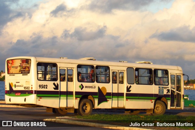 Viação Modelo 9502 na cidade de Aracaju, Sergipe, Brasil, por Julio Cesar  Barbosa Martins. ID da foto: 9869613.