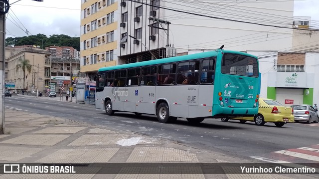 TUSMIL - Transporte Urbano São Miguel 616 na cidade de Juiz de Fora, Minas Gerais, Brasil, por Yurinhoo Clementino. Número da foto: #9870090.