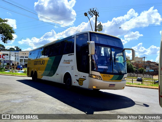 Empresa Gontijo de Transportes 12775 na cidade de Araxá, Minas Gerais, Brasil, por Paulo Vitor De Azevedo. ID da foto: 9870601.