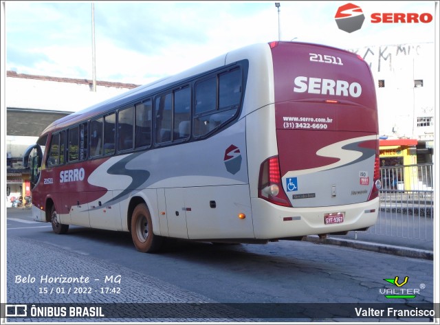 Viação Serro 21511 na cidade de Belo Horizonte, Minas Gerais, Brasil, por Valter Francisco. Número da foto: #9797431.