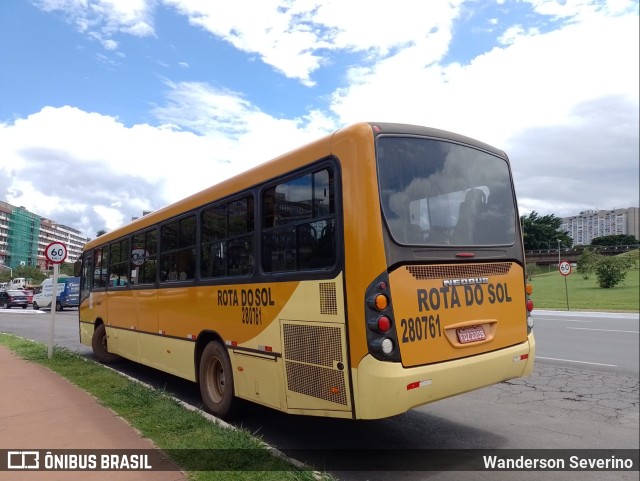 Rota do Sol Turismo 280761 na cidade de Brasília, Distrito Federal, Brasil, por Wanderson Severino. ID da foto: 9798866.