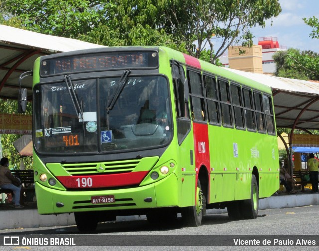 Transporte Coletivo Cidade Verde 02190 na cidade de Teresina, Piauí, Brasil, por Vicente de Paulo Alves. ID da foto: 9798331.