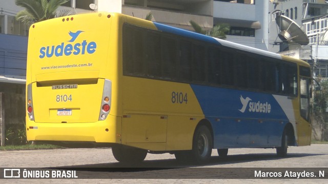 Viação Sudeste 8104 na cidade de Cachoeiro de Itapemirim, Espírito Santo, Brasil, por Marcos Ataydes. N. Número da foto: #9796658.