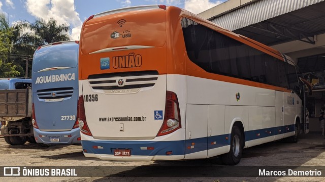 Expresso União 10356 na cidade de Venda Nova do Imigrante, Espírito Santo, Brasil, por Marcos Demetrio. Número da foto: #9796986.