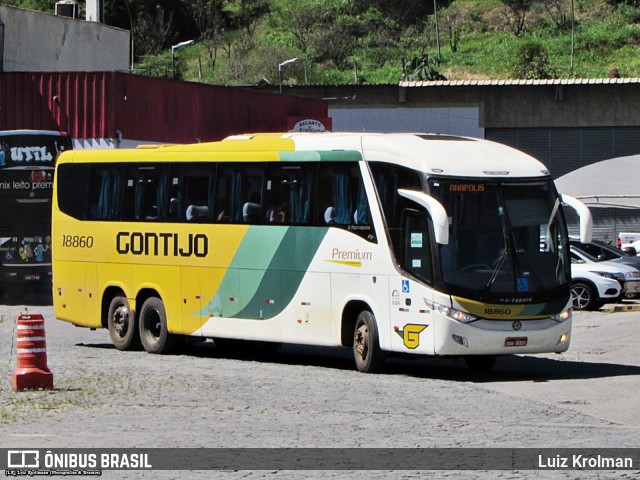 Empresa Gontijo de Transportes 18860 na cidade de Juiz de Fora, Minas Gerais, Brasil, por Luiz Krolman. ID da foto: 9796763.