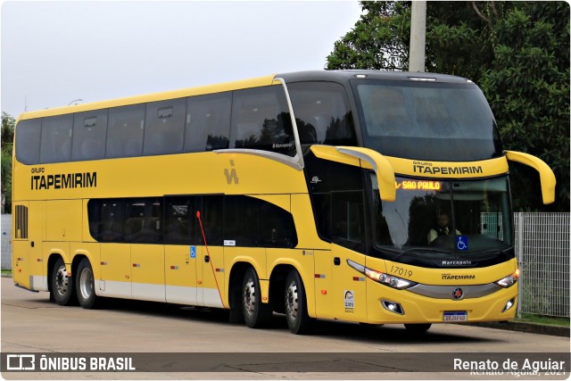 Viação Itapemirim 17019 na cidade de Curitiba, Paraná, Brasil, por Renato de Aguiar. ID da foto: 9798450.