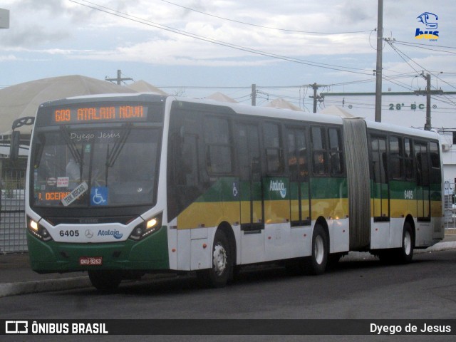 Viação Atalaia Transportes 6405 na cidade de Aracaju, Sergipe, Brasil, por Dyego de Jesus. ID da foto: 9798575.