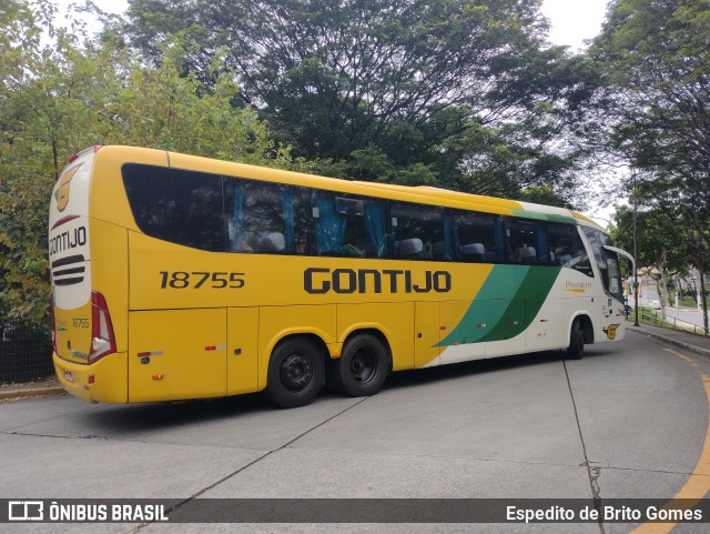 Empresa Gontijo de Transportes 18755 na cidade de São Paulo, São Paulo, Brasil, por Espedito de Brito Gomes. Número da foto: #9872049.