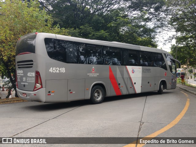 Empresa de Ônibus Pássaro Marron 45218 na cidade de São Paulo, São Paulo, Brasil, por Espedito de Brito Gomes. Número da foto: #9872054.