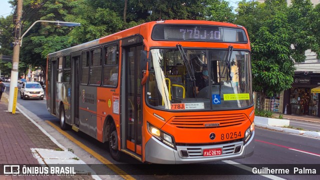 TRANSPPASS - Transporte de Passageiros 8 0254 na cidade de São Paulo, São Paulo, Brasil, por Guilherme  Palma. ID da foto: 9872591.