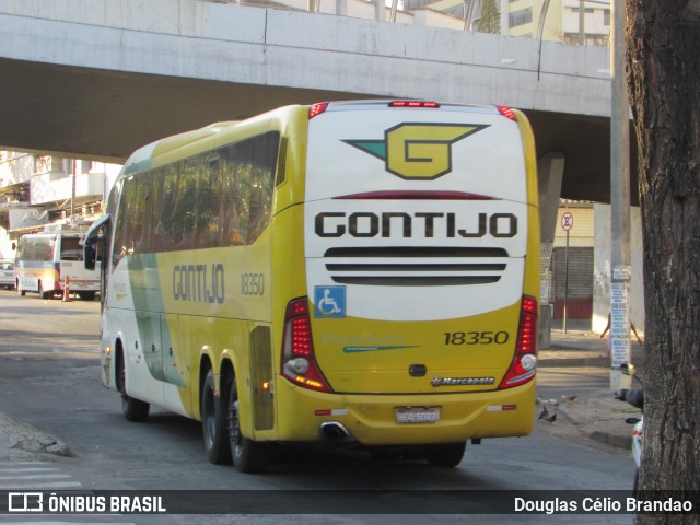 Empresa Gontijo de Transportes 18350 na cidade de Belo Horizonte, Minas Gerais, Brasil, por Douglas Célio Brandao. ID da foto: 9873541.