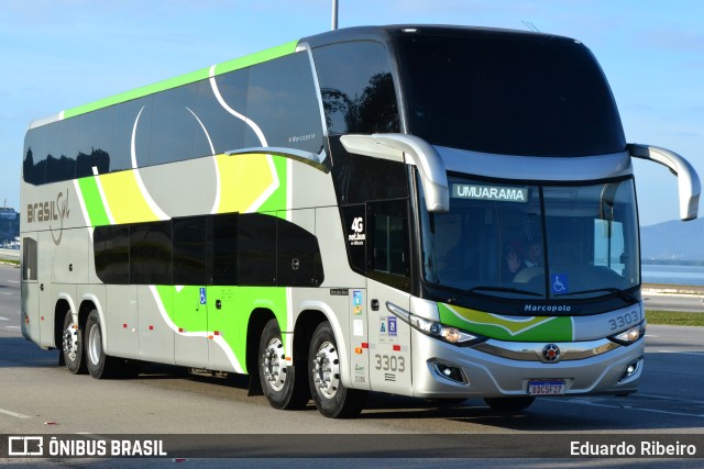 Brasil Sul Linhas Rodoviárias 3303 na cidade de Florianópolis, Santa Catarina, Brasil, por Eduardo Ribeiro. Número da foto: #9872837.