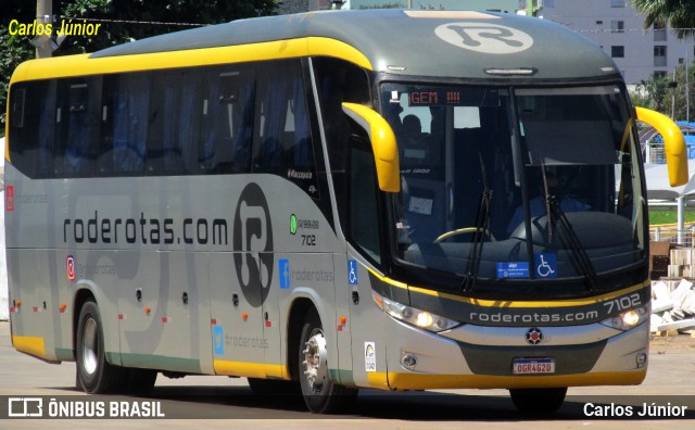 RodeRotas - Rotas de Viação do Triângulo 7102 na cidade de Goiânia, Goiás, Brasil, por Carlos Júnior. ID da foto: 9873529.