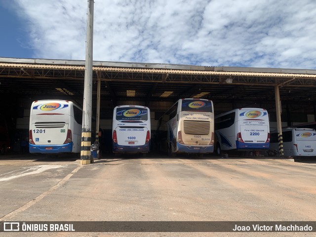 Viação Juína GARAGEM CUIABA na cidade de Cuiabá, Mato Grosso, Brasil, por Joao Victor Machhado. Número da foto: #9873122.