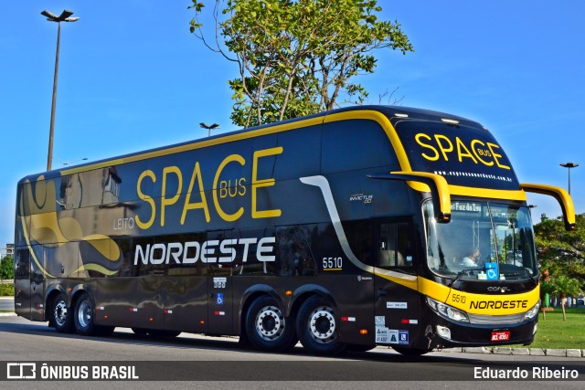 Expresso Nordeste 5510 na cidade de Florianópolis, Santa Catarina, Brasil, por Eduardo Ribeiro. Número da foto: #9872868.
