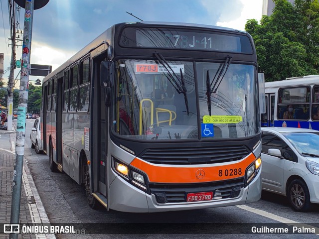 TRANSPPASS - Transporte de Passageiros 8 0288 na cidade de São Paulo, São Paulo, Brasil, por Guilherme  Palma. Número da foto: #9872741.